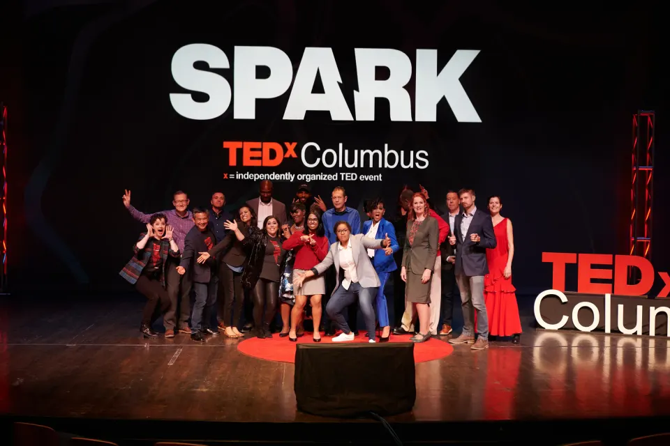 TEDxColumbus: Branding for the 2019 TEDxColumbus event, built around the theme ‘Spark.’